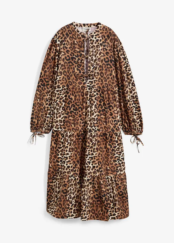 Robe midi ample, 100% coton, bonprix