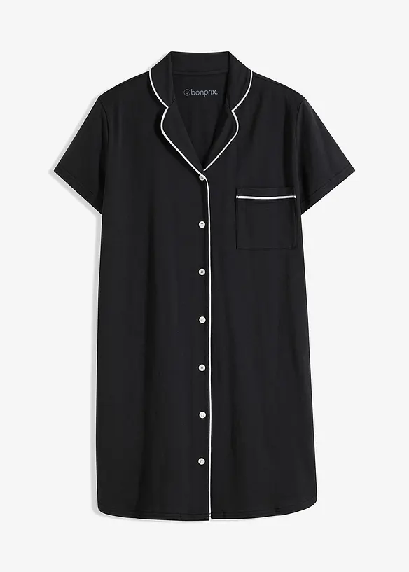 Chemise de nuit courte 100% coton, bonprix