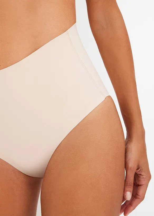 Lot de 2 slips sculptants sans coutures, maintien léger, bonprix