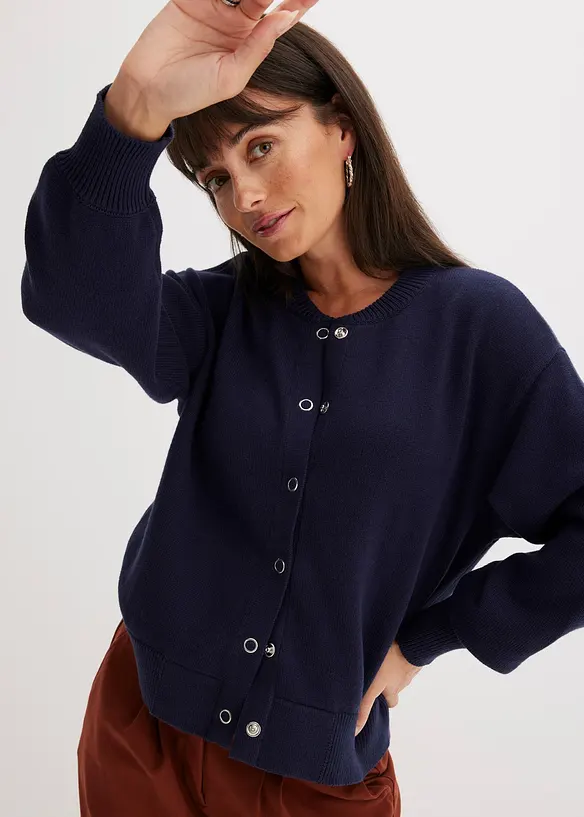 Blouson en maille 100% coton, bonprix