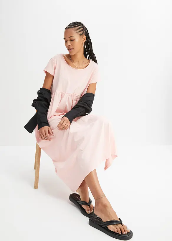 Robe midi 100% coton, bonprix