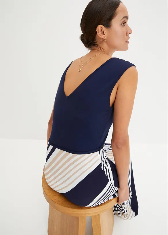 Robe longue en viscose extensible, bonprix