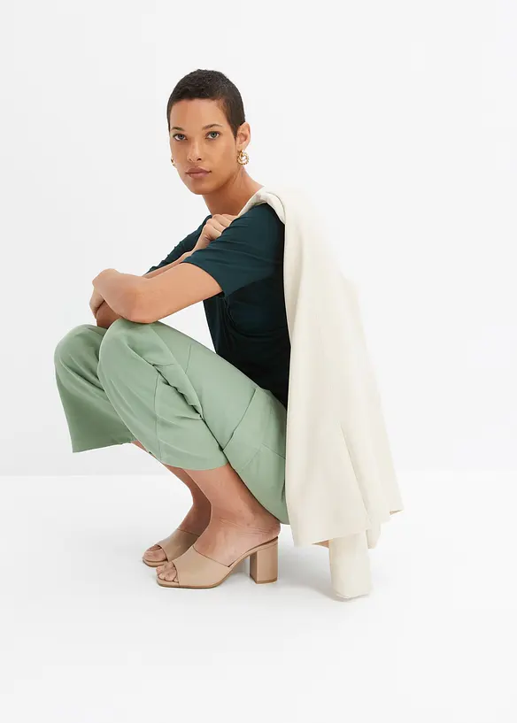 T-shirt doux en viscose extensible, bonprix