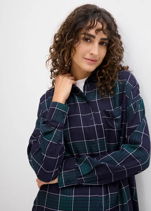 Chemisier oversize en viscose douce, bonprix
