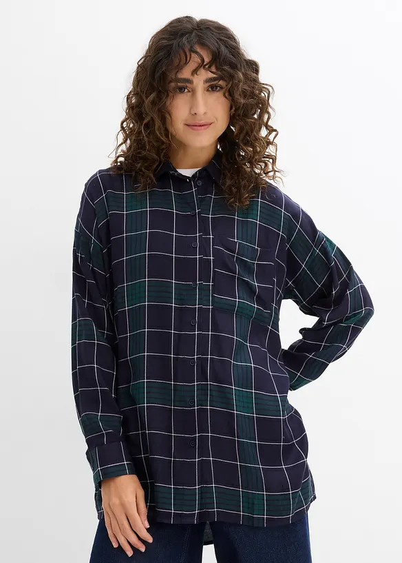 Chemisier oversize en viscose douce, bonprix