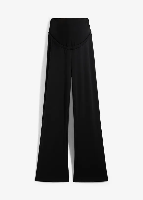 Pantalon de grossesse en jersey milano, jambes légèrement évasées, bonprix