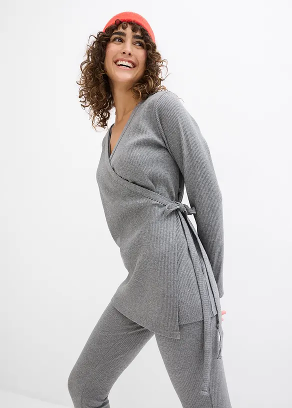 Gilet cache-cœur de grossesse et legging (ens. 2 pces), bonprix