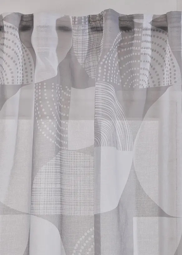 Voilage imprimé (1 pce.) avec polyester recyclé, bonprix