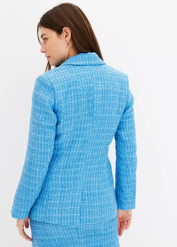 Blazer en maille bouclette, bonprix