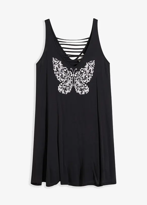 Robe de plage transparente en viscose, bonprix