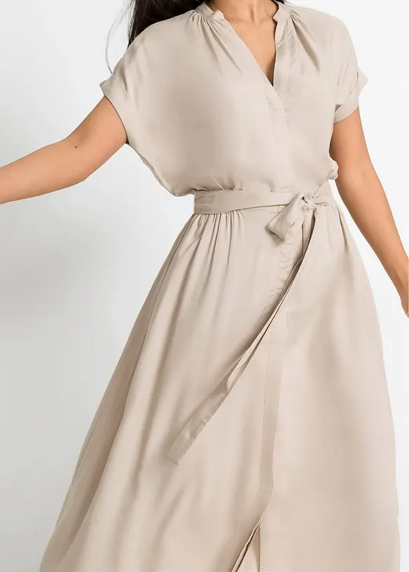Robe-chemise en viscose fluide, bonprix