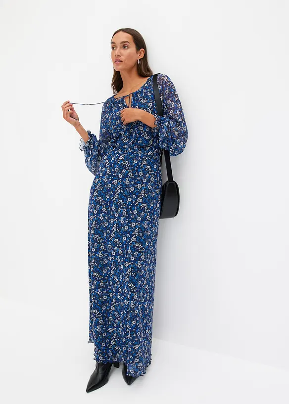 Robe longue en mesh, bonprix