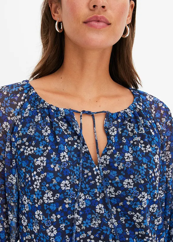 Robe longue en mesh, bonprix