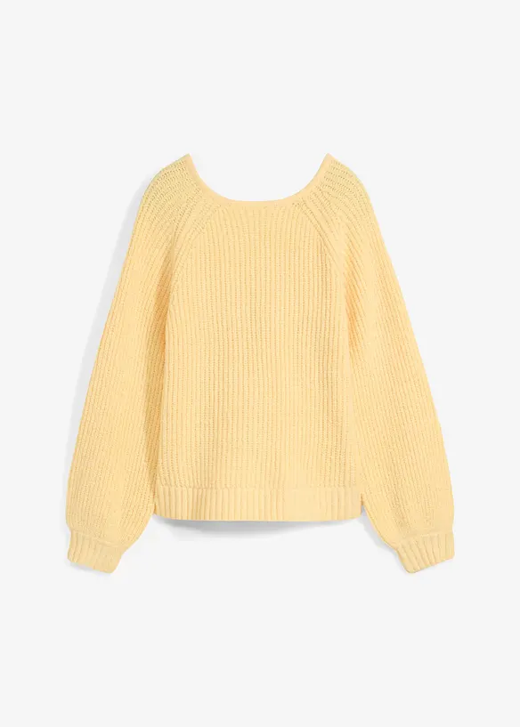 Gilet en maille réversible avec nœud, bonprix