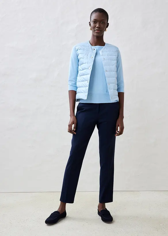Pantalon en laine mélangée, bonprix