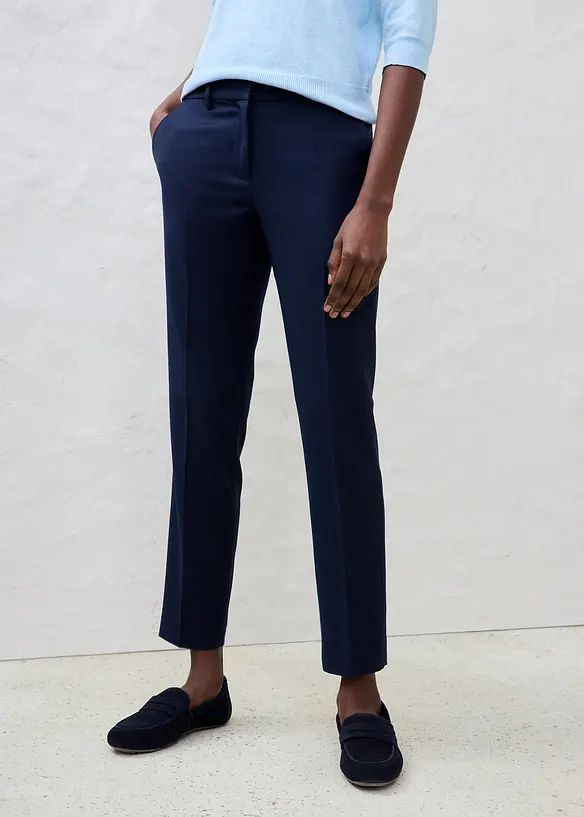Pantalon en laine mélangée, bonprix