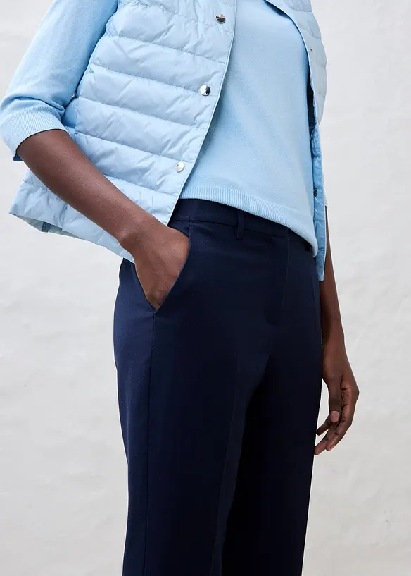 Pantalon en laine mélangée, bonprix