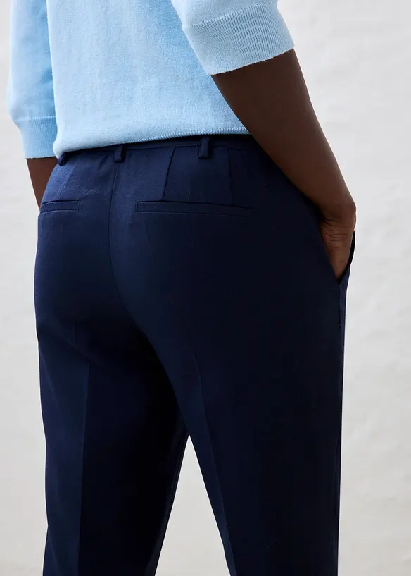 Pantalon en laine mélangée, bonprix