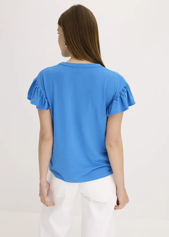 T-shirt à manches volantées, bonprix