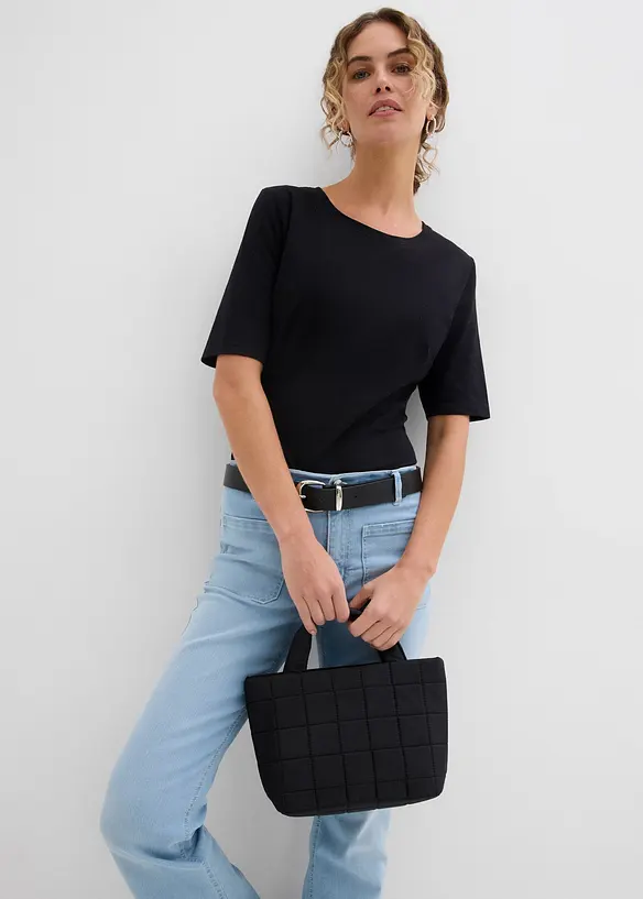 Lot de 2 bodys à manches courtes, bonprix