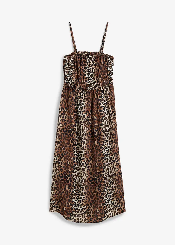 Robe fluide en viscose à fines bretelles, bonprix