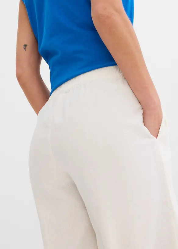 Pantalon raccourci et fendu en bas, bonprix