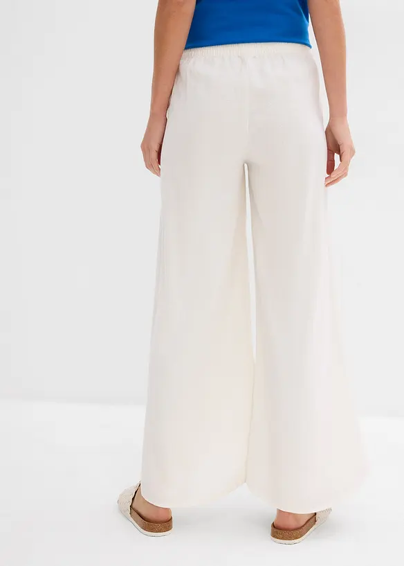 Pantalon raccourci et fendu en bas, bonprix