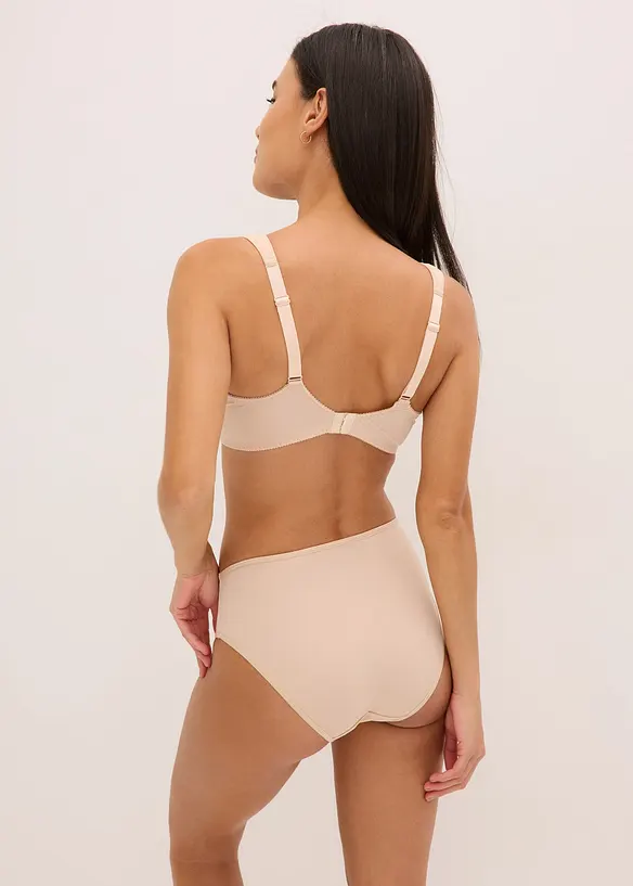 Soutien-gorge à coques et bonnets brodés, bonprix