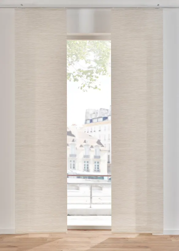 Voilage coulissant aspect bambou (1 pce), bonprix