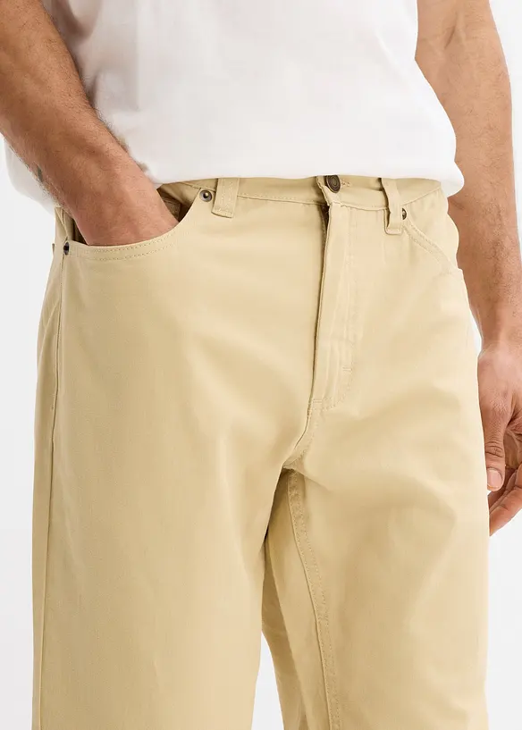 Pantalon en twill, Regular Fit, Straight, bonprix