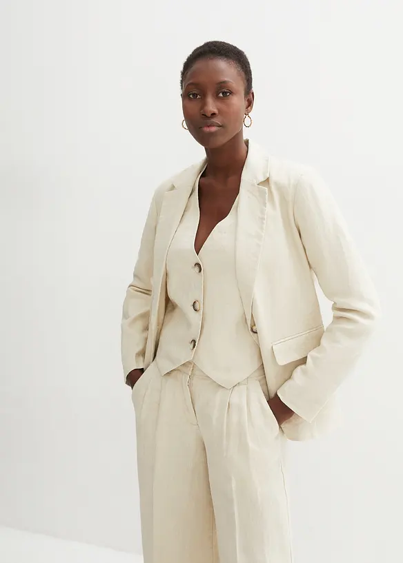 Blazer 100 % lin, bonprix