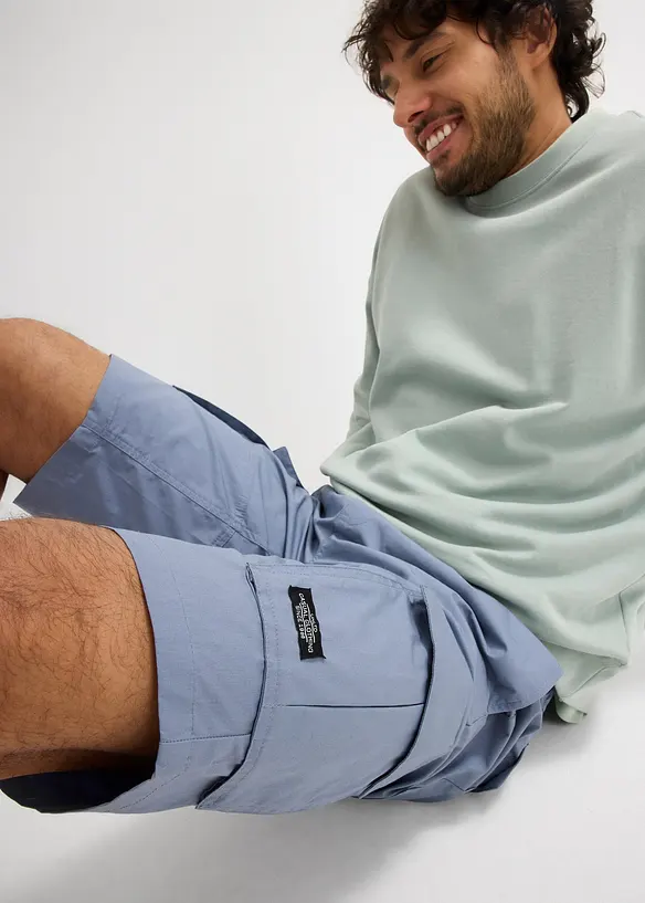 Bermuda cargo à taille élastiquée, Regular, bonprix
