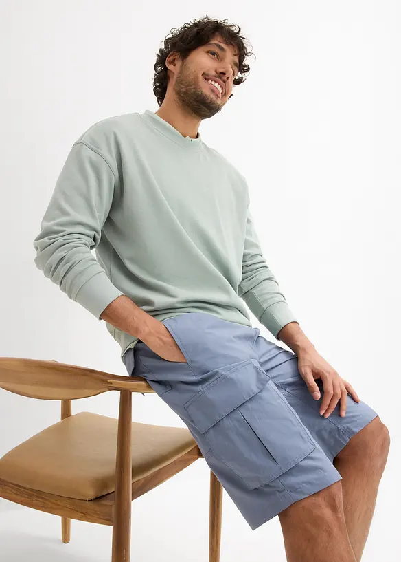 Bermuda cargo à taille élastiquée, Regular, bonprix