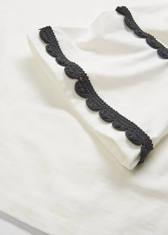 T-shirt avec soie, bonprix