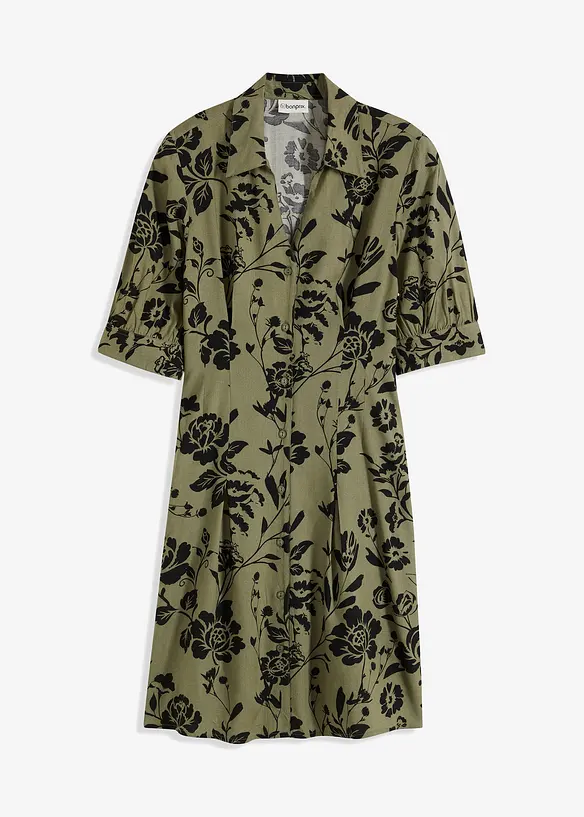 Robe-chemise en viscose fluide, bonprix