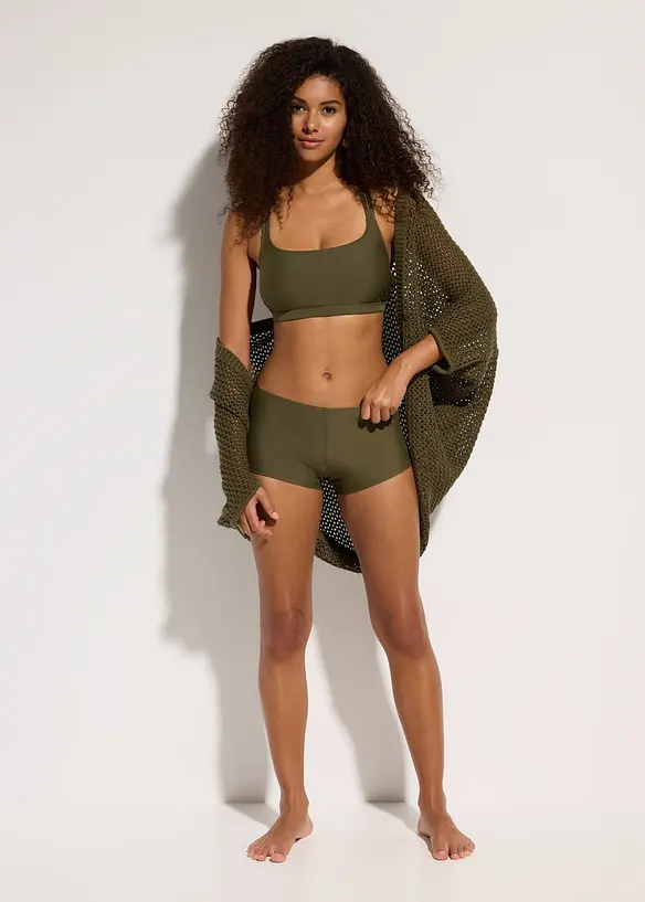 Haut de bikini brassière à bretelles croisées, bonprix