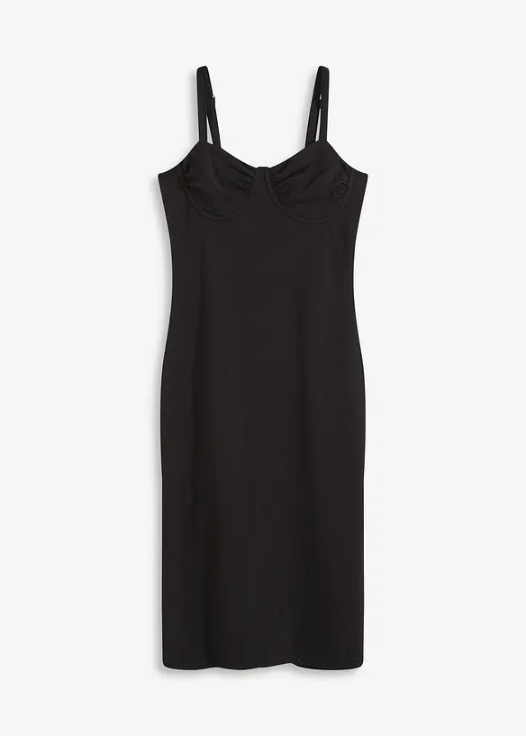 Robe midi ajustée, bonprix