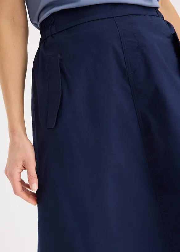 Jupe midi 100% coton, bonprix