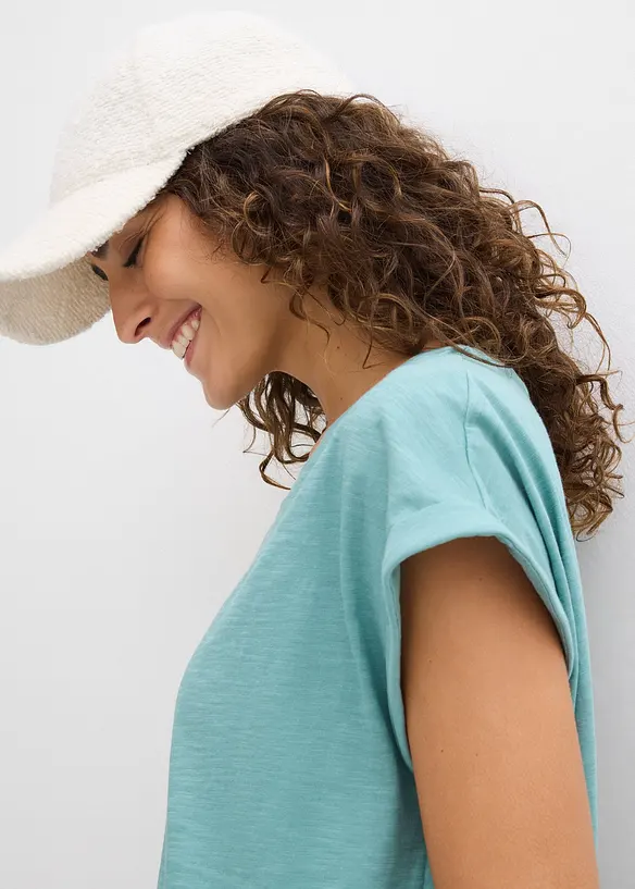 T-shirt boxy 100% coton, bonprix