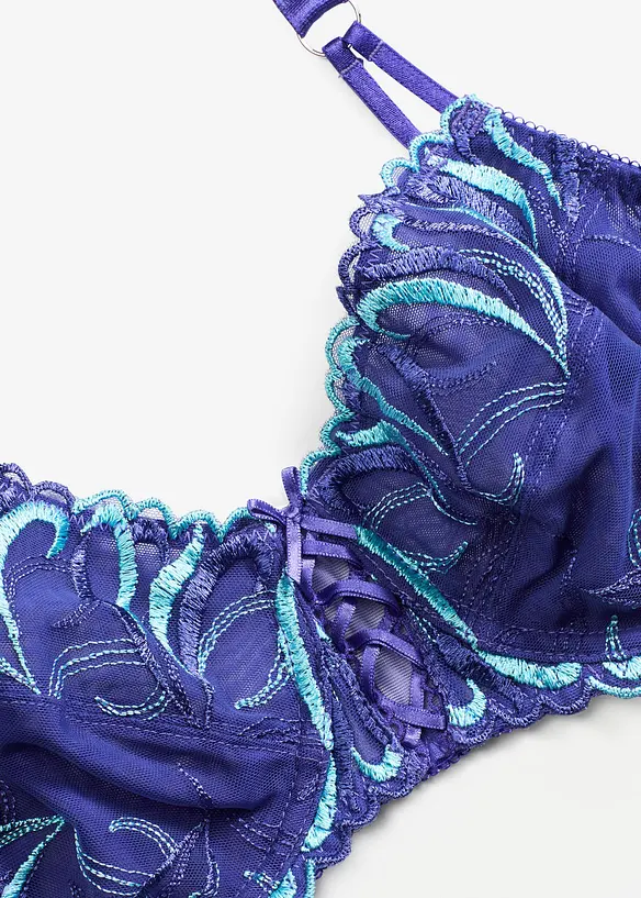 Soutien-gorge minimiseur à broderies, bonprix
