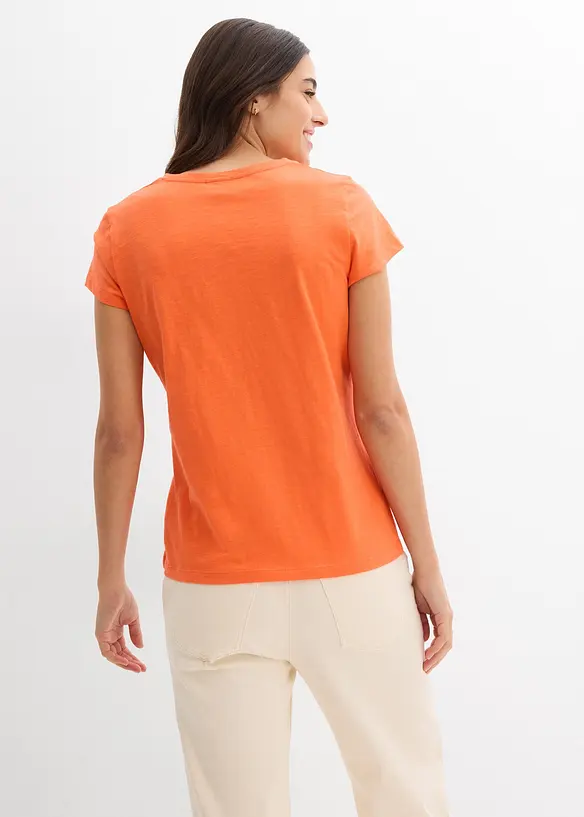 Lot de 2 T-shirts 100% coton, bonprix