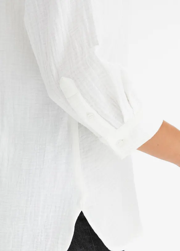 Chemisier en gaze de coton, bonprix