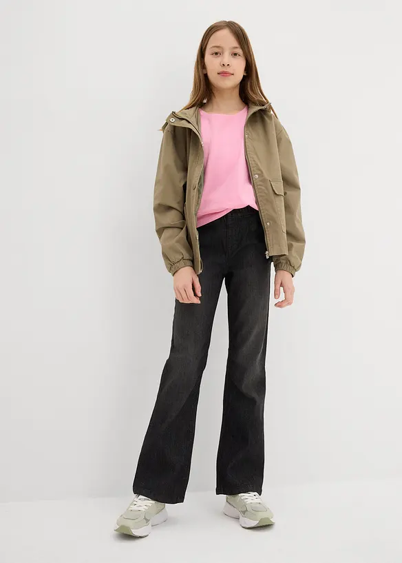 Jegging taille mi-haute, flared, bonprix