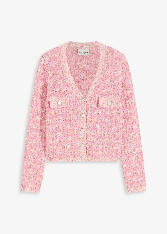 Gilet en maille bouclette, bonprix