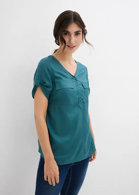 Blouse de grossesse et d'allaitement en viscose fluide, bonprix