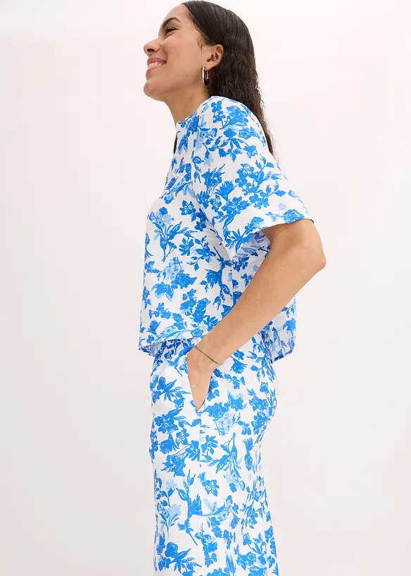 Jupe-culotte fluide en viscose mélangée, bonprix