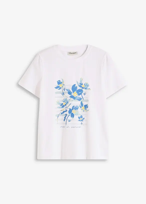 T-shirt en coton extensible, bonprix