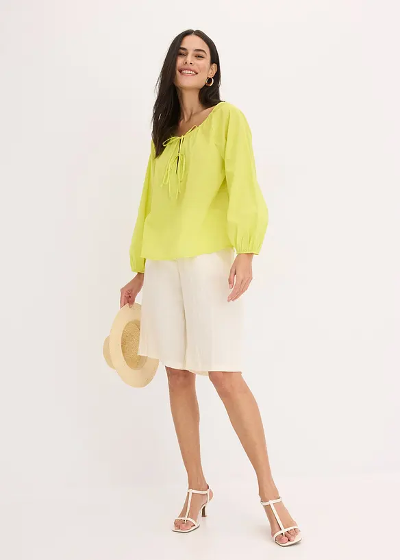 Bermuda fluide en viscose mélangée, bonprix