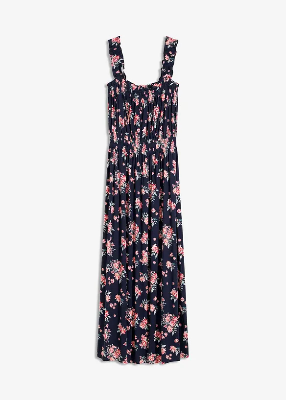 Robe longue en viscose fluide et extensible, bonprix