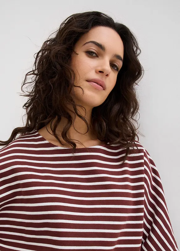 Sweat oversize 100% coton, bonprix